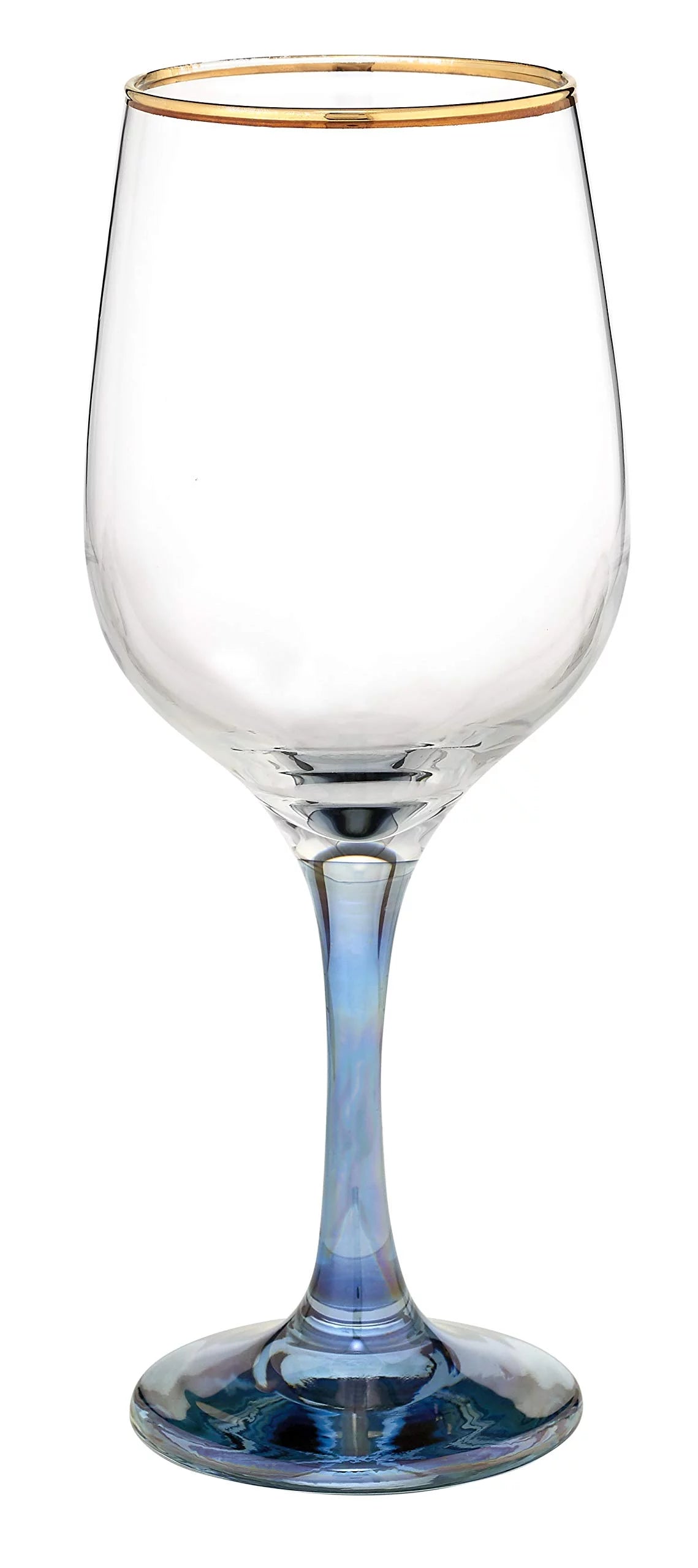 Set of 4 Italian Crystal Wine Water Beverage Glasses U9131