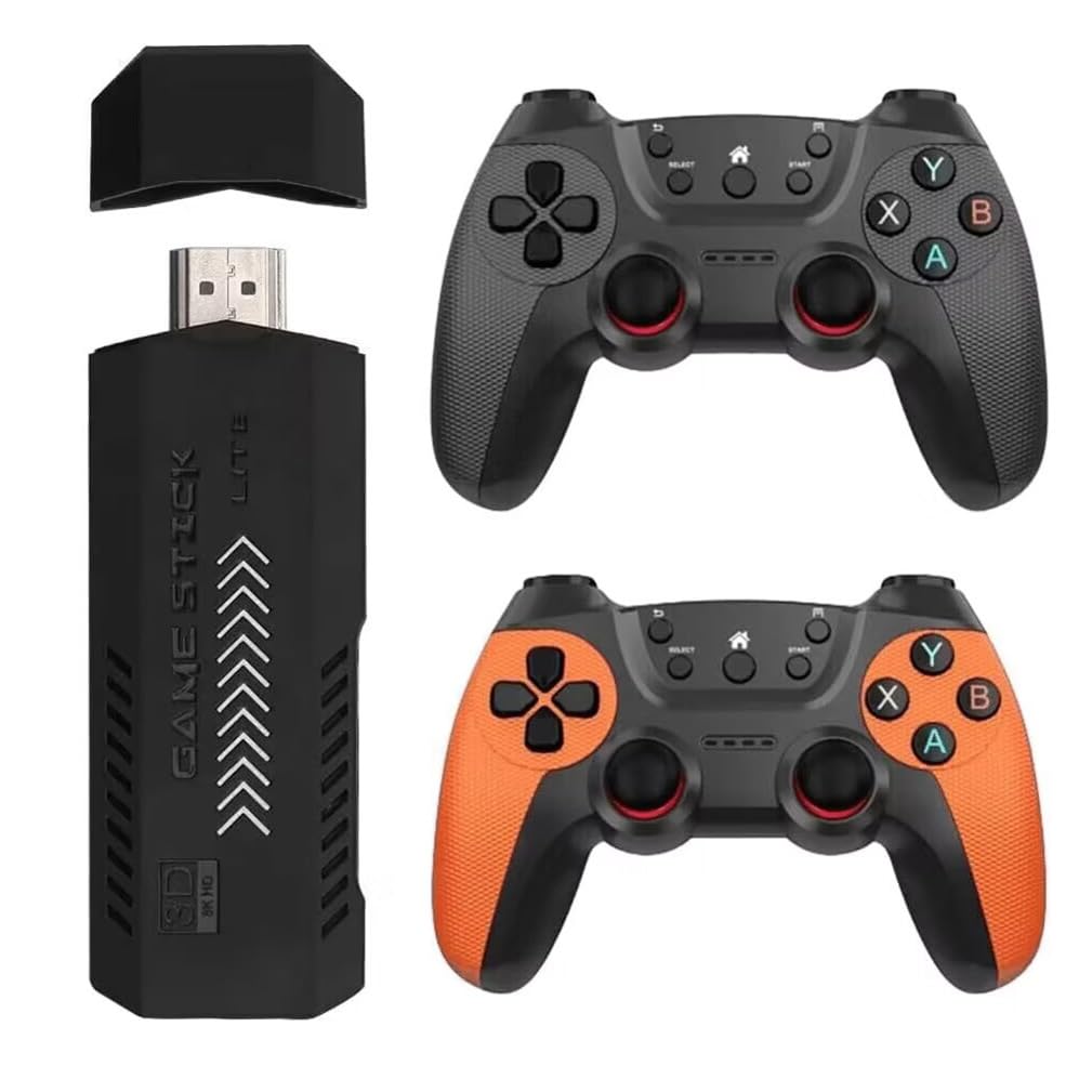 4K Plug & Play Retro Game Console with 64GB Storage W484625