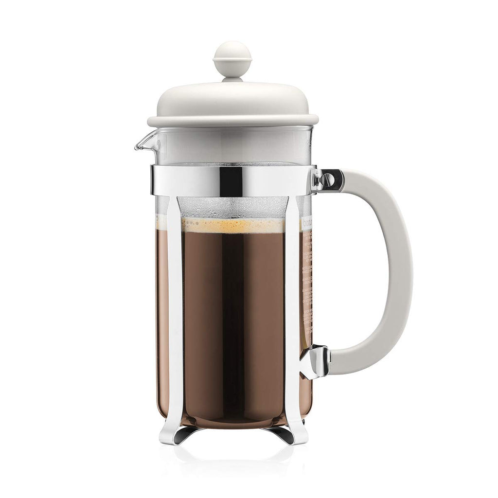 White 8 Cup Glass Coffee Maker K561