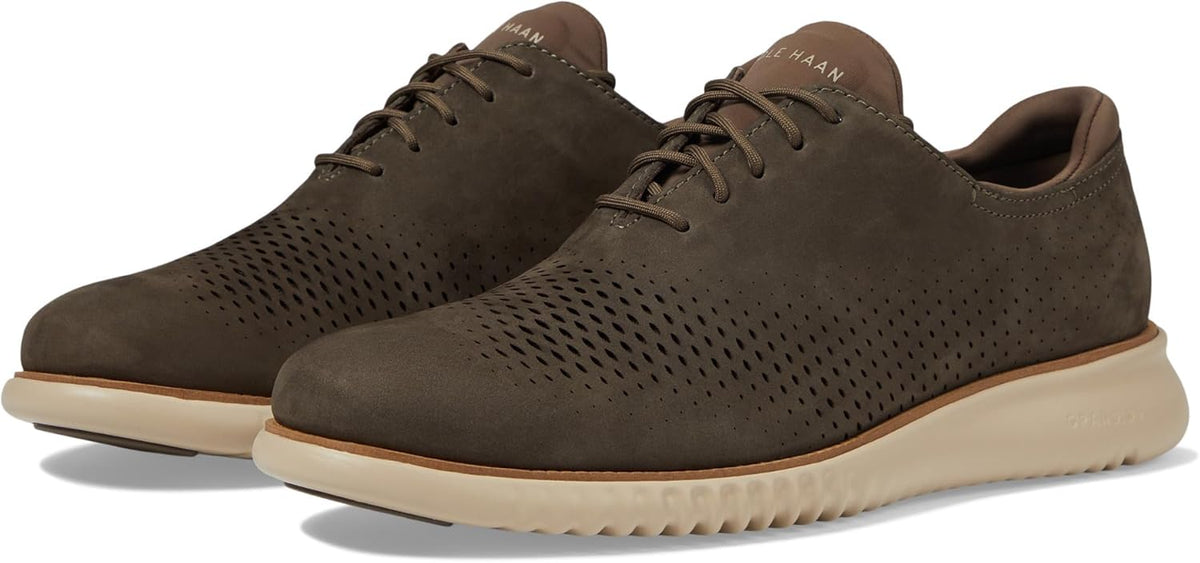 Deep Olive Nubuck Oxford Lined I90839