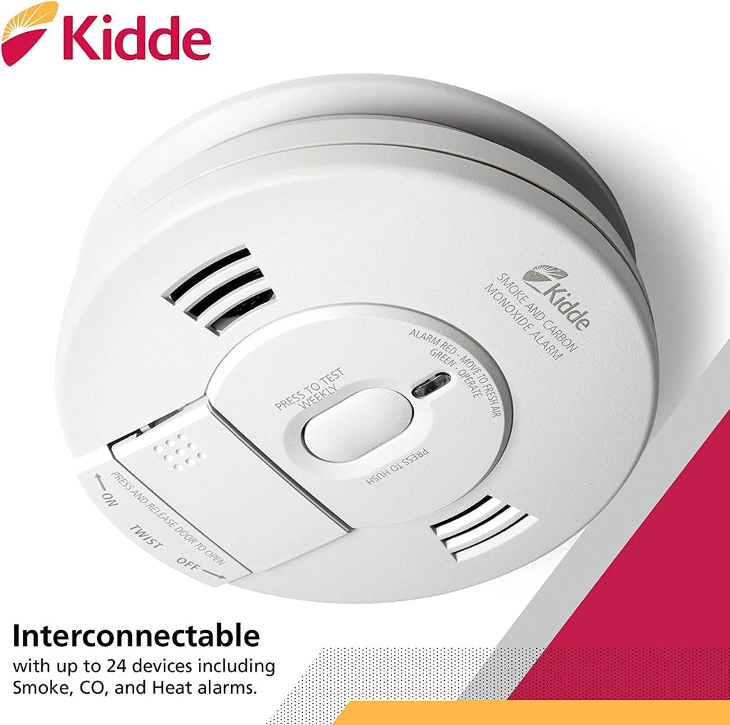 Hardwired Smoke & Carbon Monoxide Detector with Battery Backup, Pack of 2 N528224