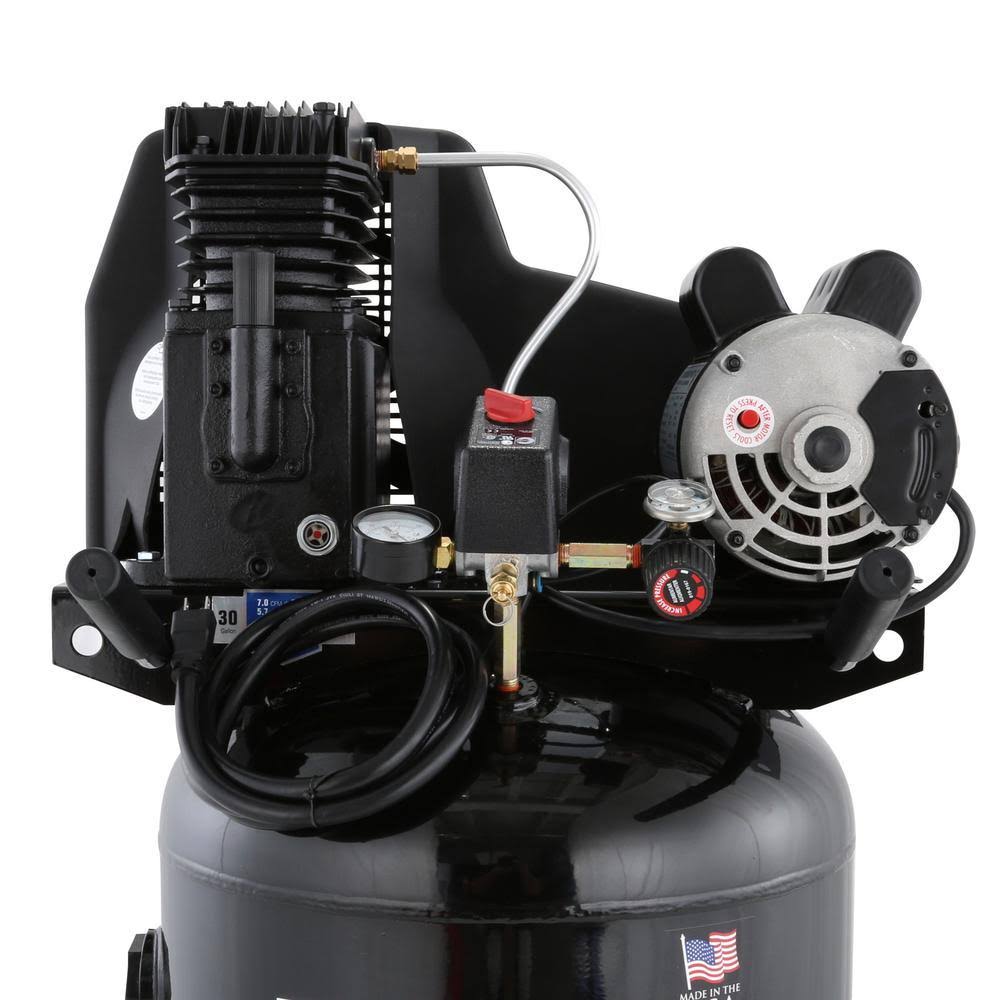 30 gal 1.9 HP Oil Lubricated Wheeled Electric Air Compressor W255