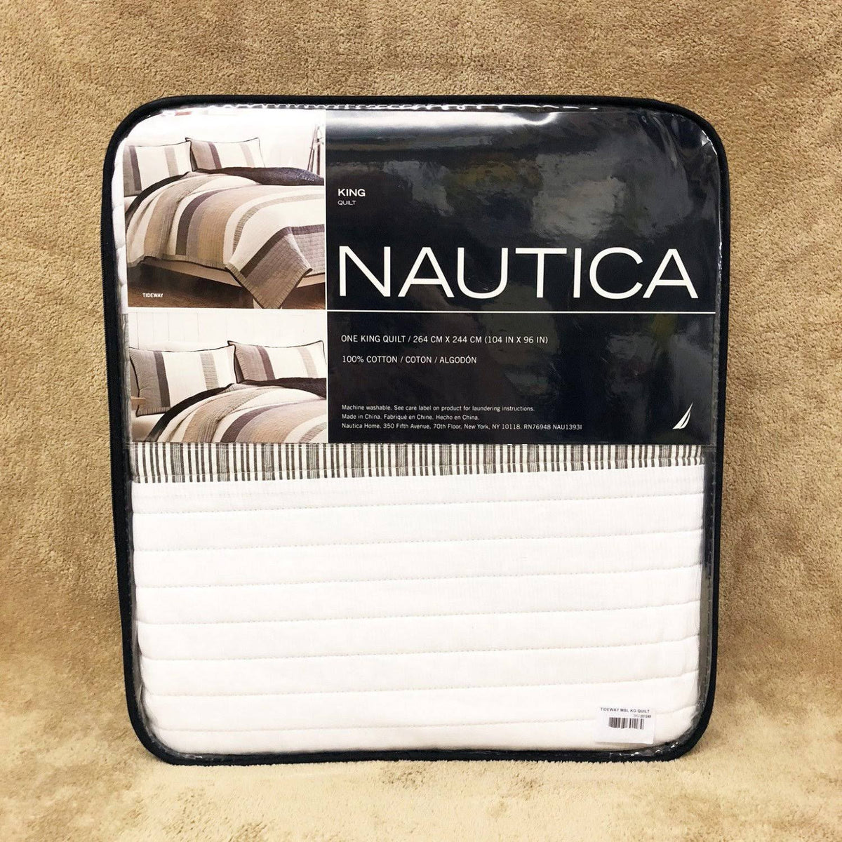 King Cotton Reversible Quilt T39387