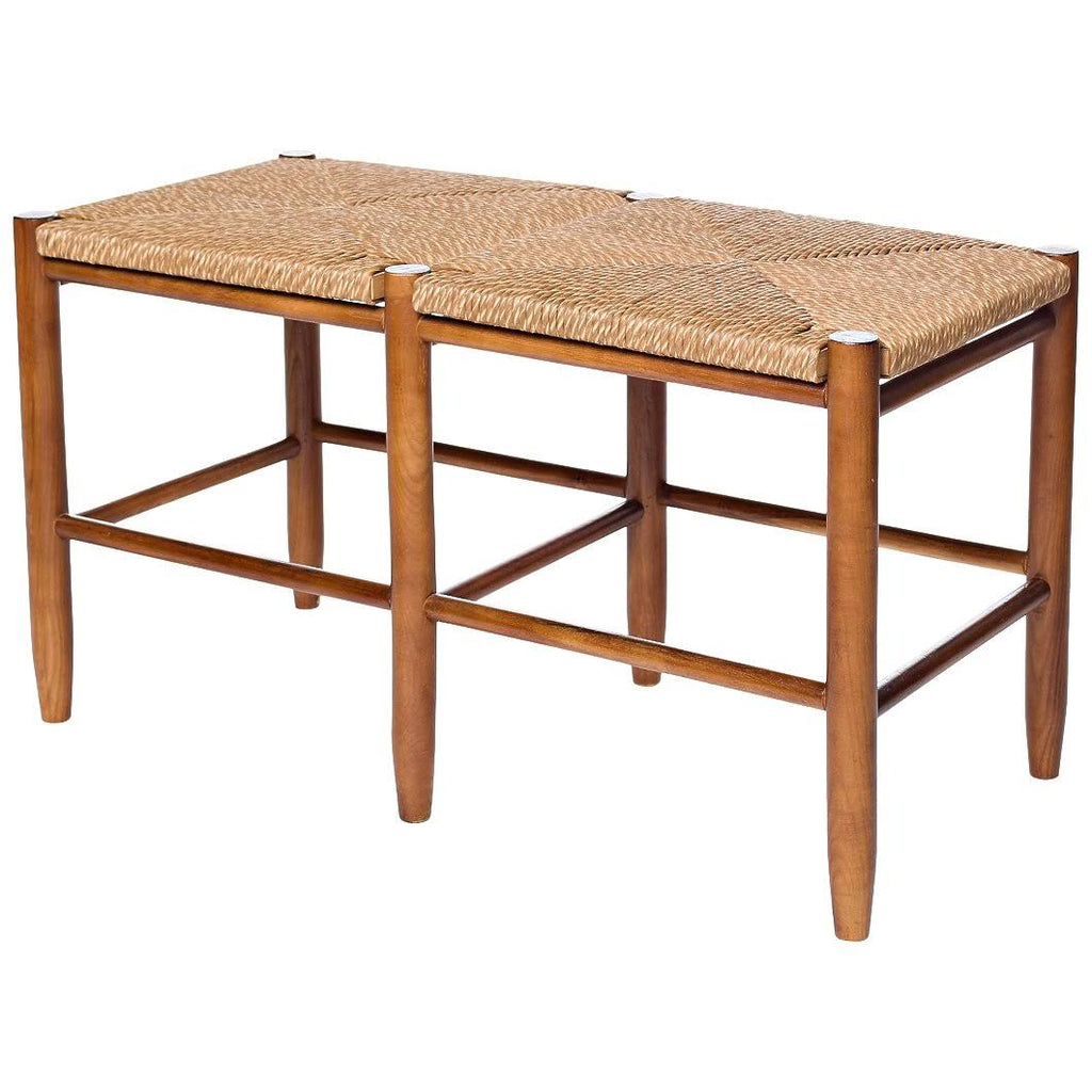 Woodleaf Green Wood Entryway Bench Y553