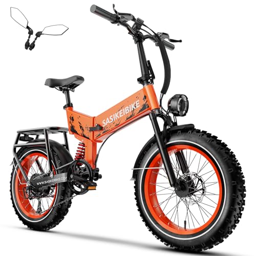 52v 20AH Full Suspension Electric Bike with 20"x 4.0 Fat Tire N277