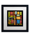 White Matte with Black Frame Art D781750