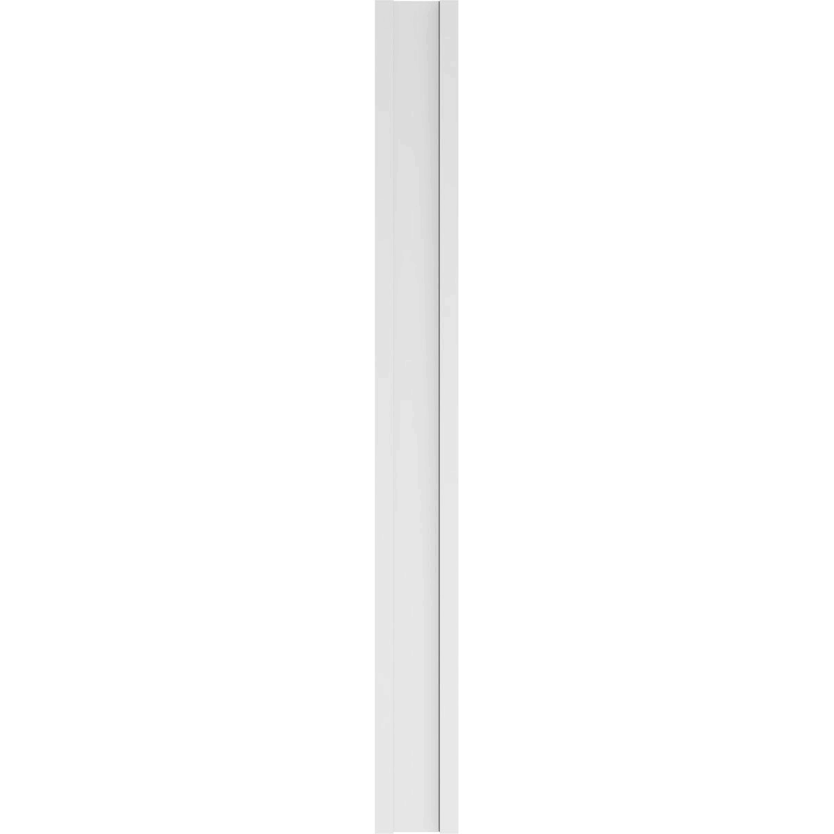Two Equal Flat Panel PVC Pilaster with Standard Capital & Base (Pair) M176082