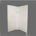 34 x 34 x 67 in. Neo Shower Wall Parchment O294932