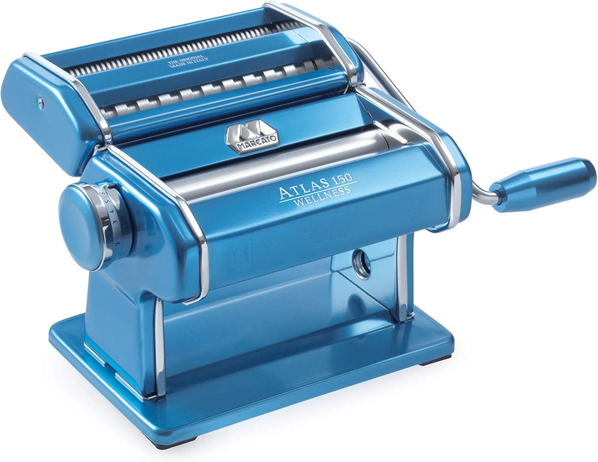 Red Pasta Machine with Pasta Cutter and Hand Crank U919265