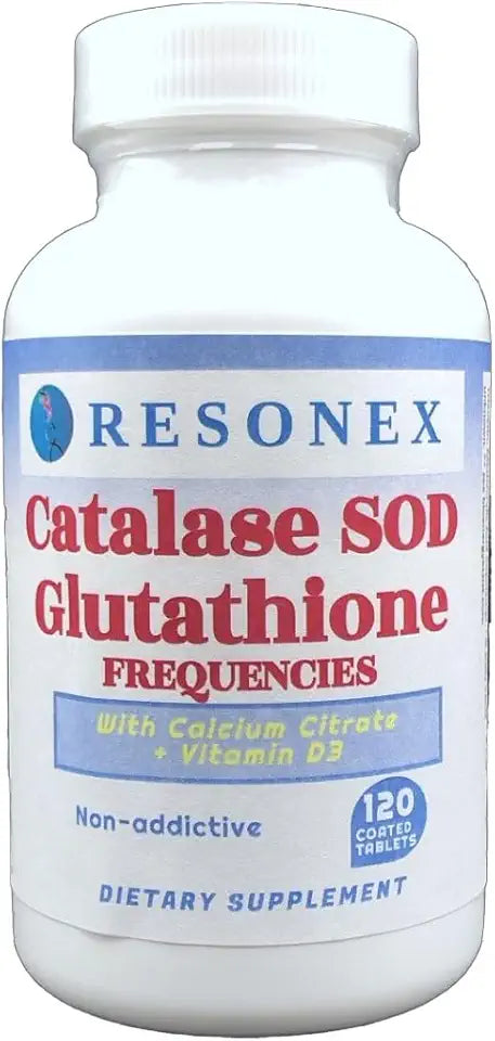 Catalase, Superoxide Dismutase (SOD), and Glutathione 120 Tablets U6355