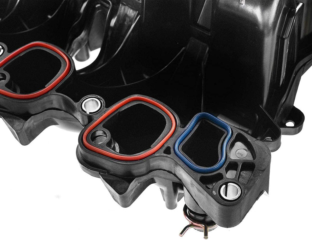 Upper Intake Manifold with Thermostat Compatible with Ford Crown Victoria Mustang Thunderbird Town Car Mercury Grand Marquis Cougar 1996-2000 V8 4.6L J942299
