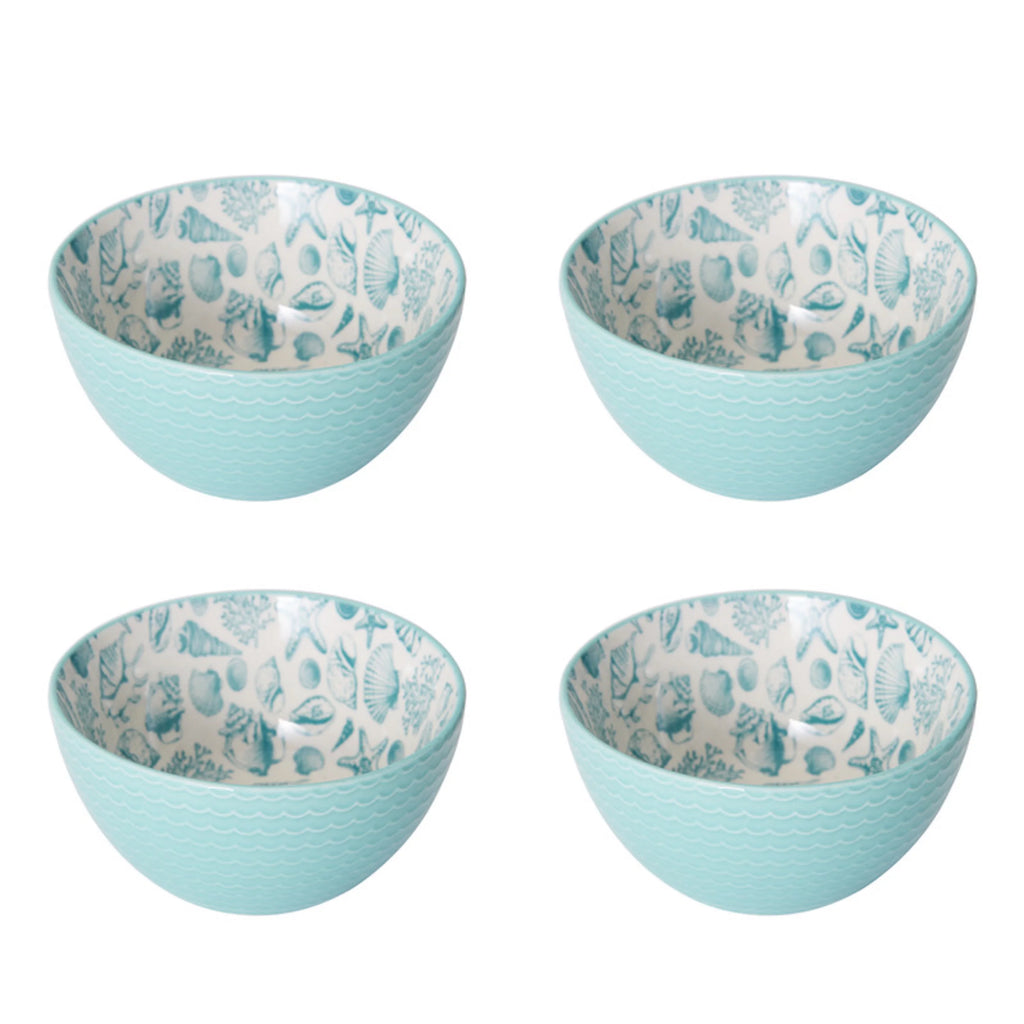 Teal Stoneware 16-Piece Dinnerware Set N98499