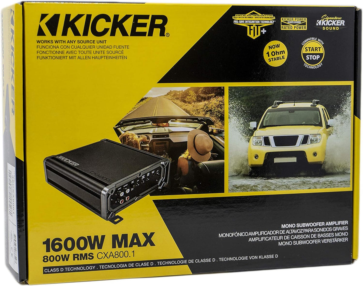 Mono 1600W Peak Car Audio Amplifier C849
