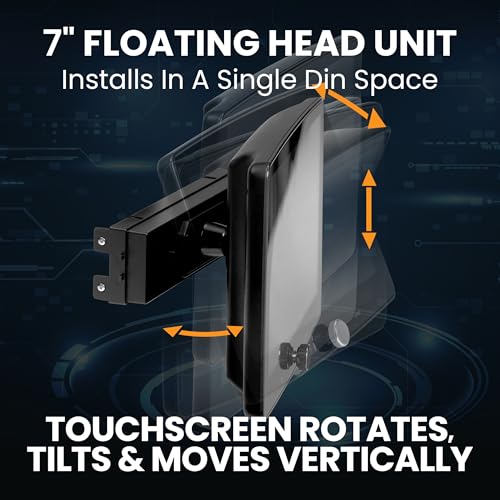 Single DIN 7 Inch Touchscreen Bluetooth Car Stereo C81966