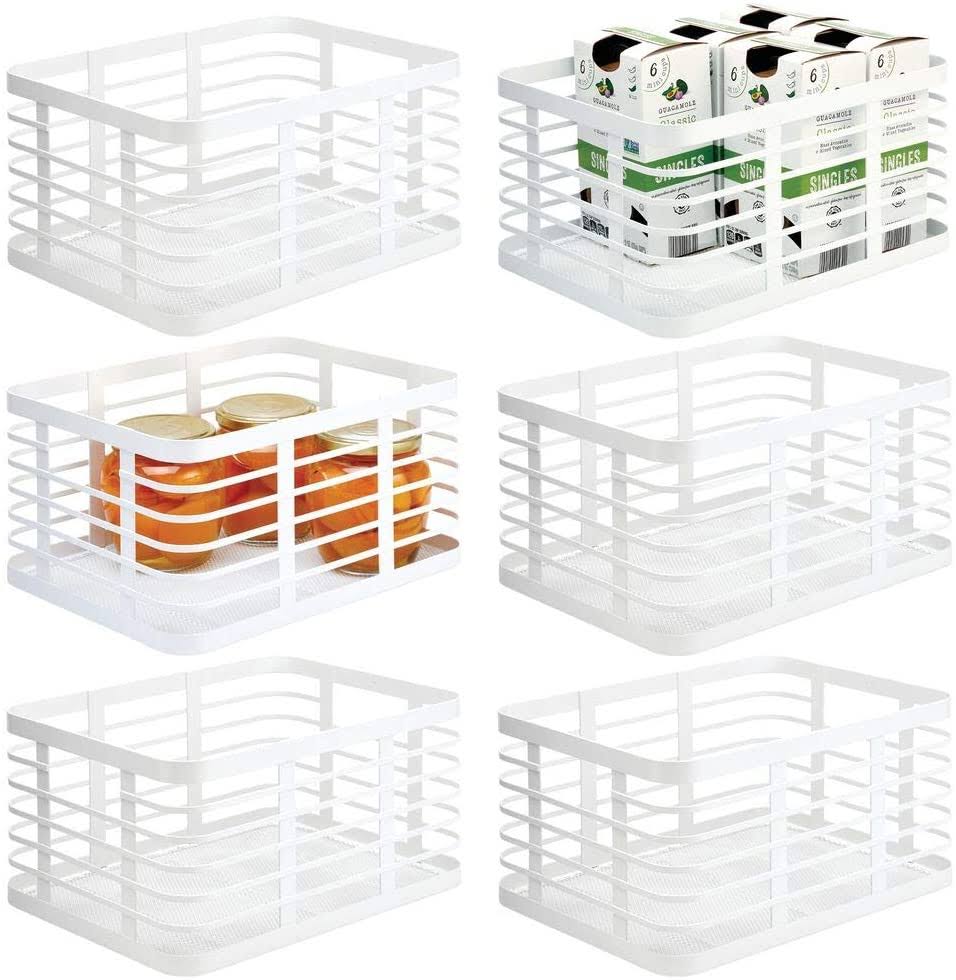 Metal Wire Food Organizer Storage Bin Basket U52935