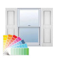 14 3/4 inch x 75 inch Vinyl Double Panel Shutters P71832