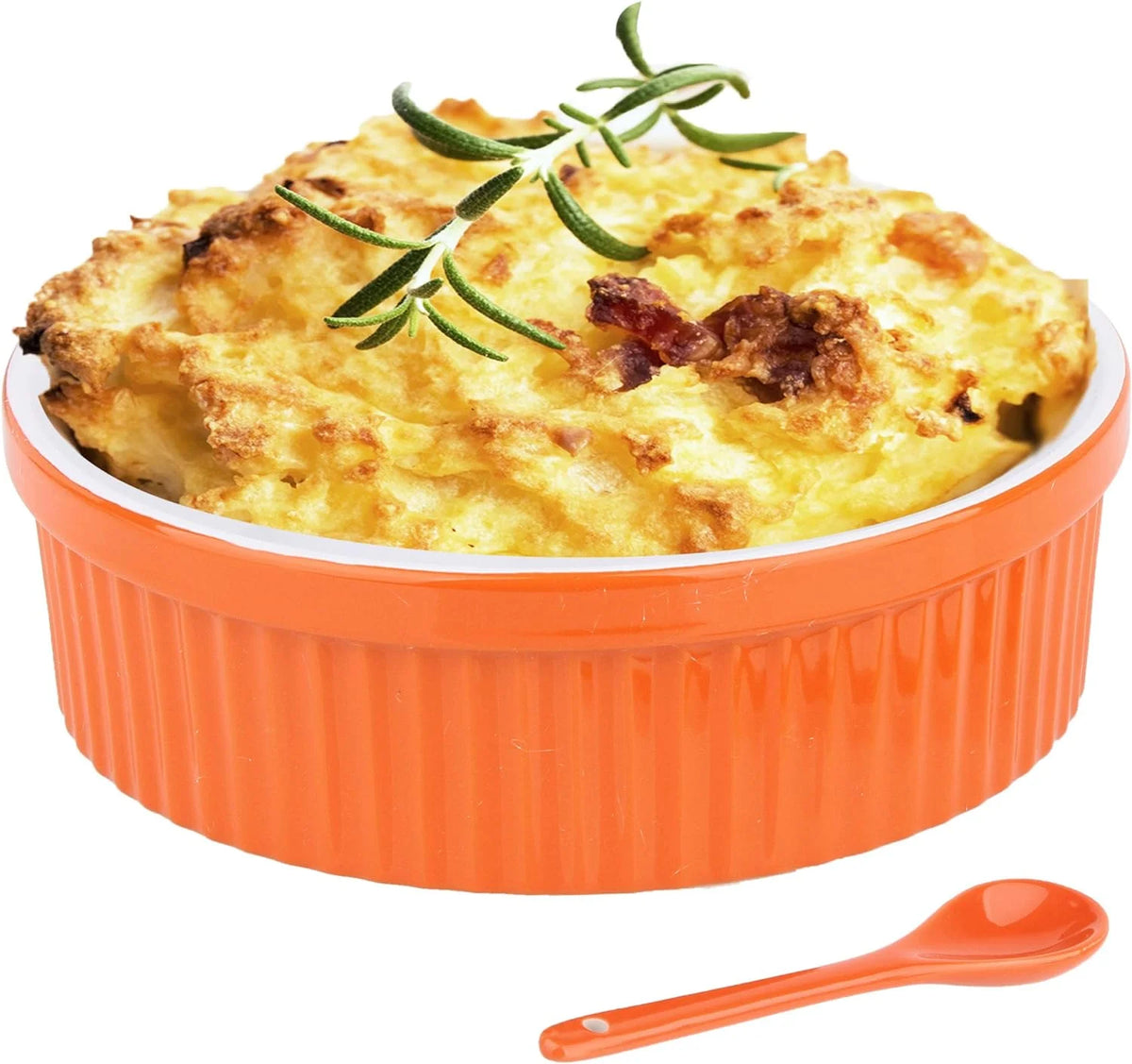 32 Oz Ceramic Oven Safe Souffle Dish Ramekins D45883