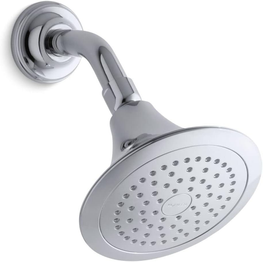 2.5 GPM Single-Function Wall-Mount Showerhead Polished Chrome Pack of 2 D6003