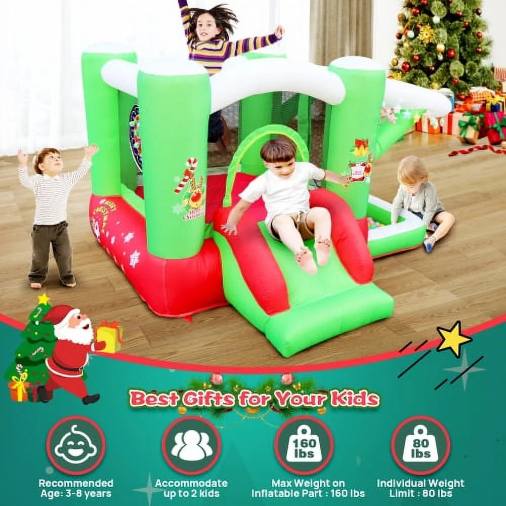 Inflatable Bounce House with Blower (80" x 91" x 55") O376