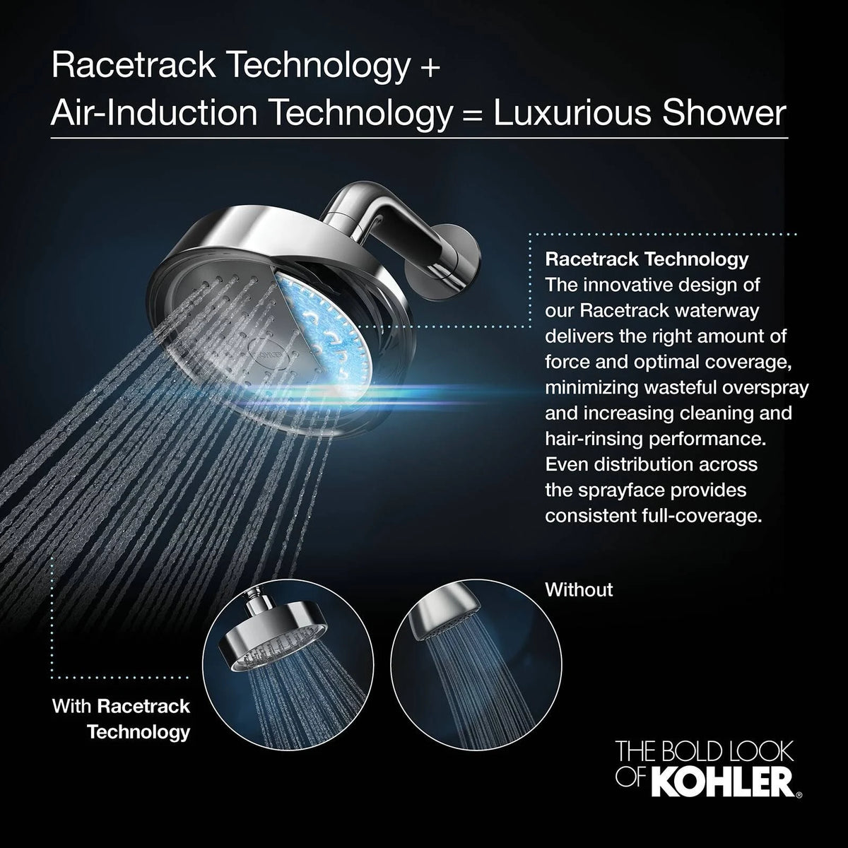 Vibrant Brushed Nickel 2.5 GPM Rainhead C818919