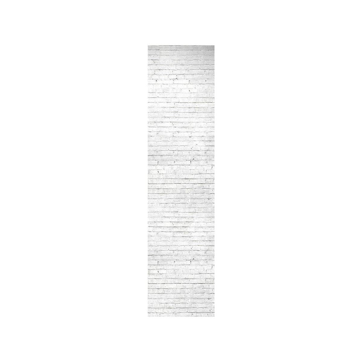 White Brick Printed Background Paper 53 in x 18 ft N9363