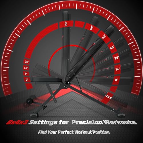 Adjustable Foldable Incline Weight Bench U3682