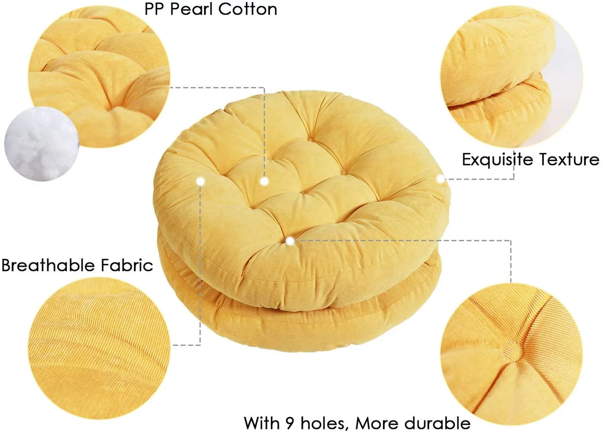 Round Chair Pad 22 x 22 x 4 Inches J1556
