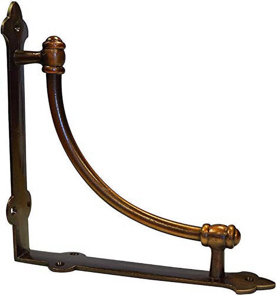 Cast Iron Shelf Brackets 9.6 Inch 2 Pack T114