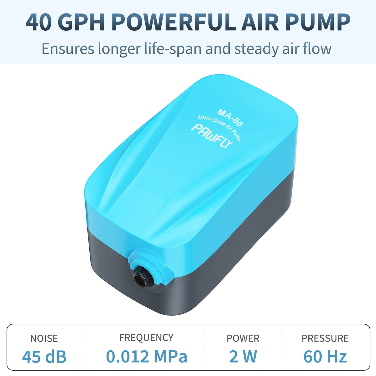 Aquarium Air Pump with Sponge Filter Kit J8262