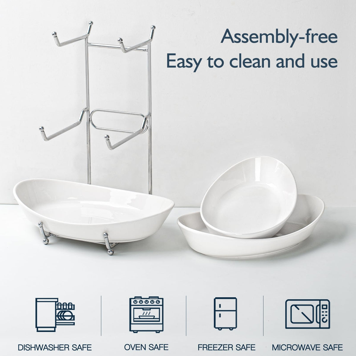 3 Tier Fruit Bowl Basket with Metal Stand O424