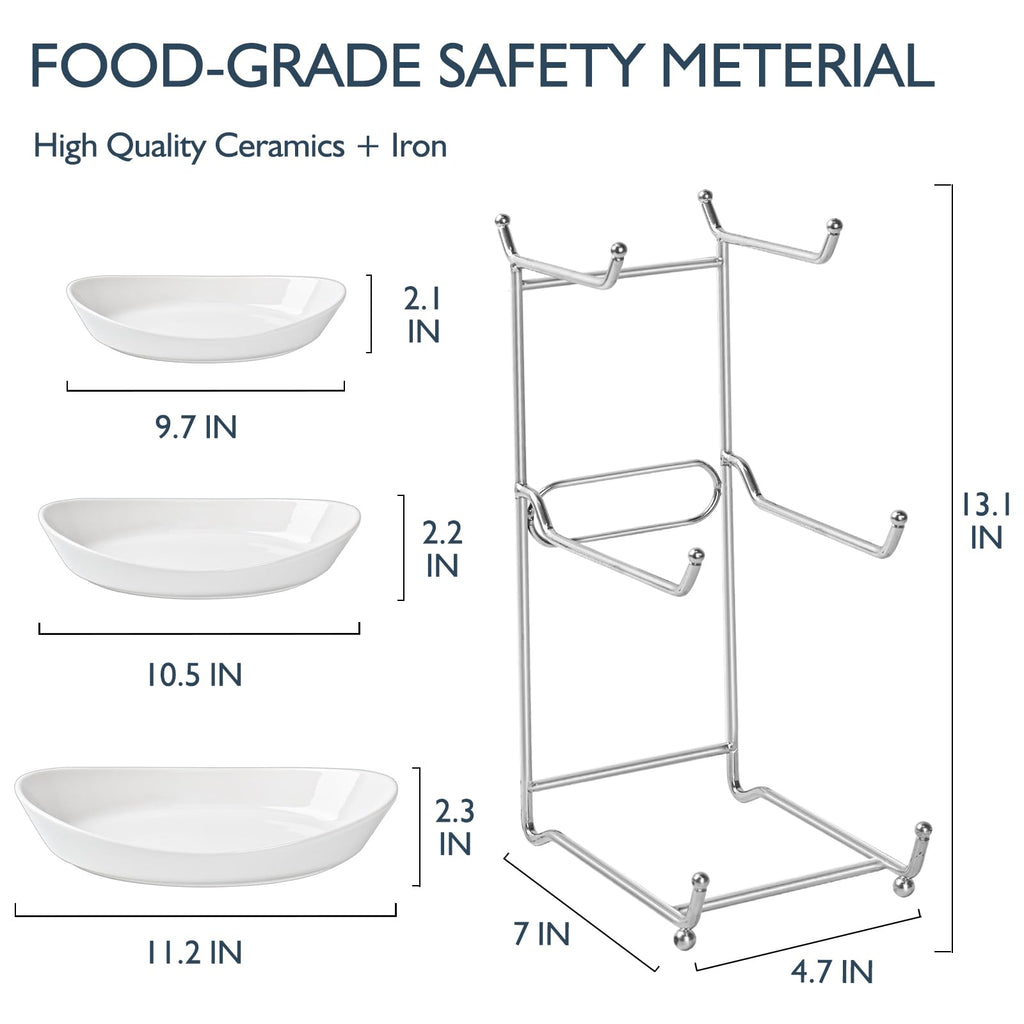 3 Tier Fruit Bowl Basket with Metal Stand O424