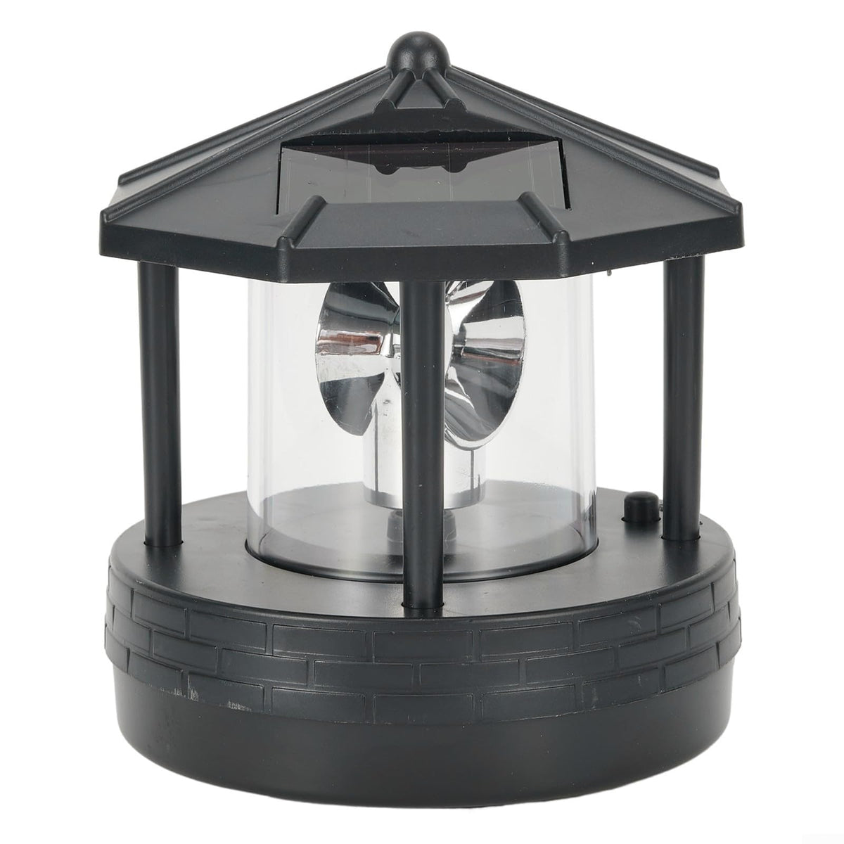 Black Solar Lighthouse Outdoor Light K4815