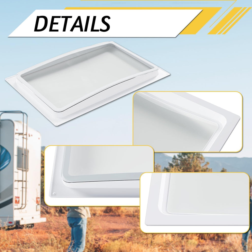 24" Shatterproof Clear RV Skylight Dome Cover P10308