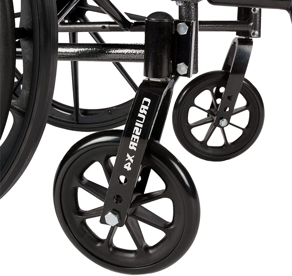 Transport Wheelchair with Full Arms and Elevating Legs L928123