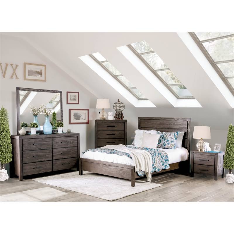 Rustic Brown 5 Drawer Chest R7325