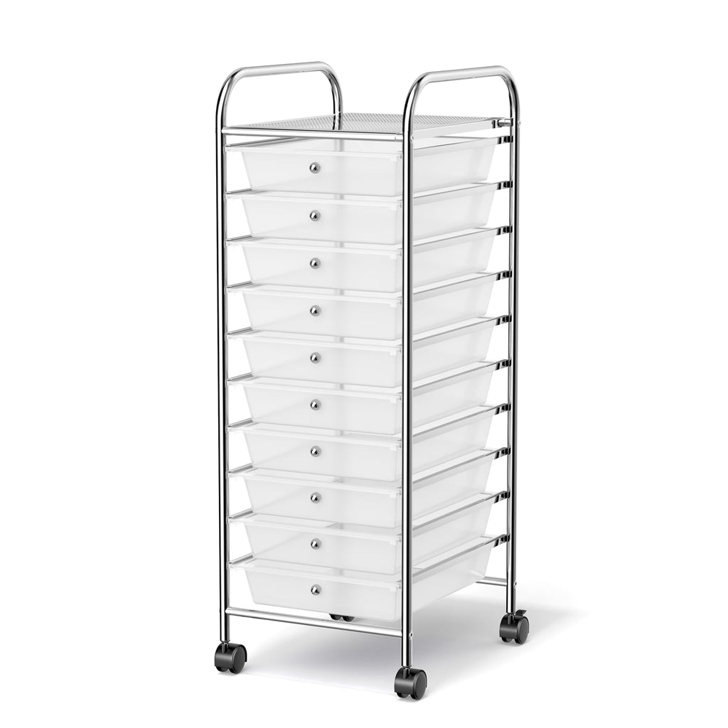 10 Drawers Rolling Storage Cart X602