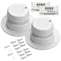 RV Plumbing Vent Cap Fits 1 to 2 3/8 Inch Pipe White 2 Pack V132