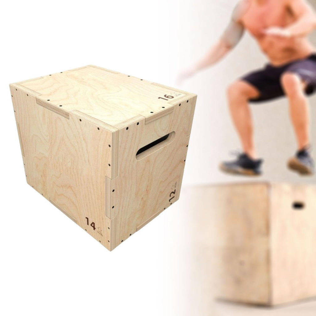 Wood Jump Box with Handles U74027