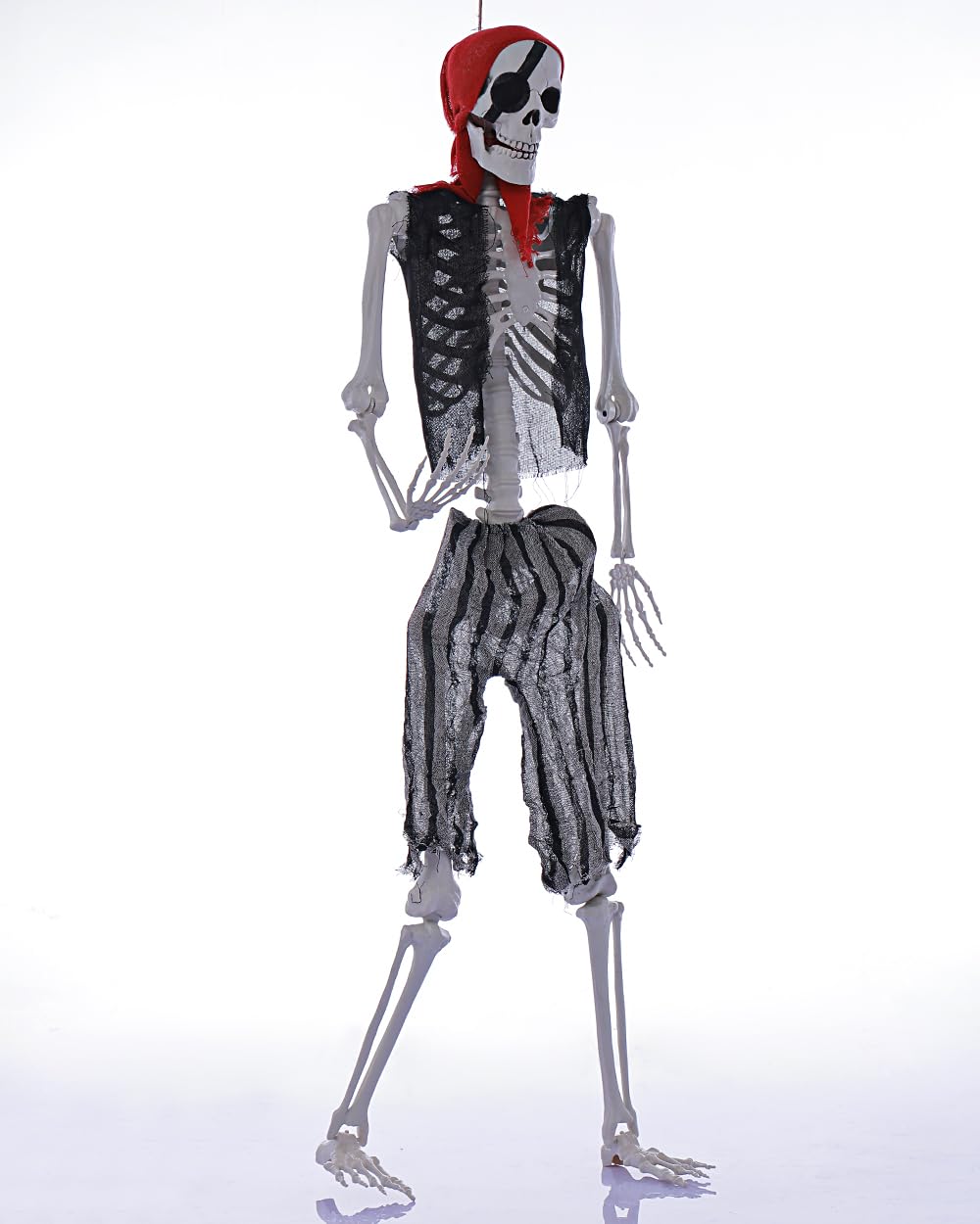 Life Size Pirate Skeleton Halloween Decoration Z4289