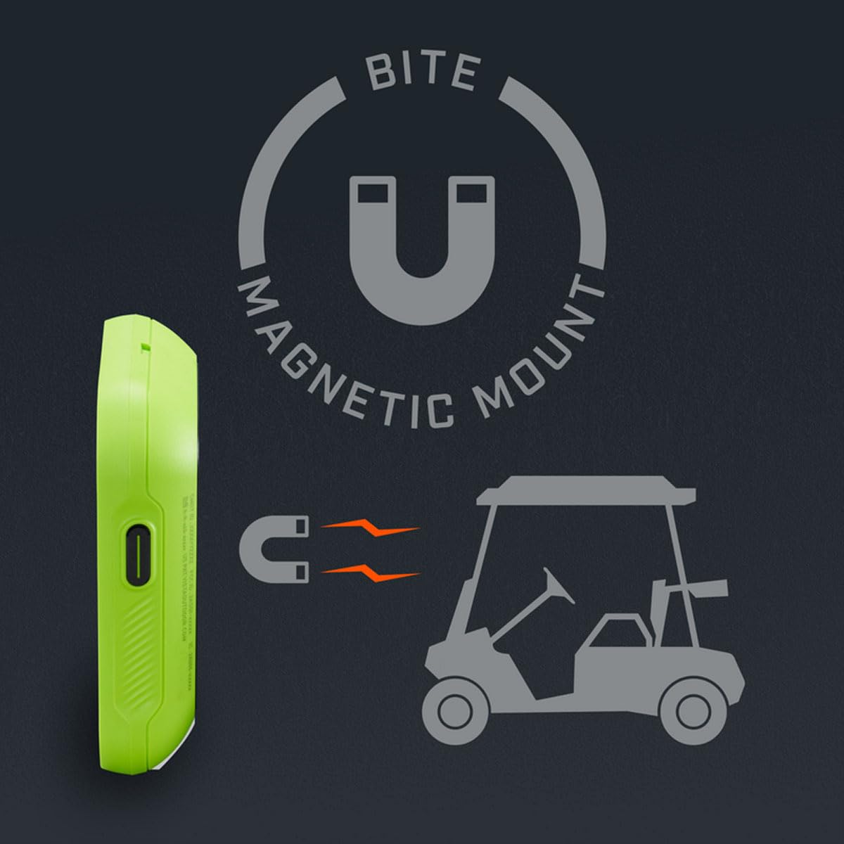 Black Golf GPS Handheld Y374