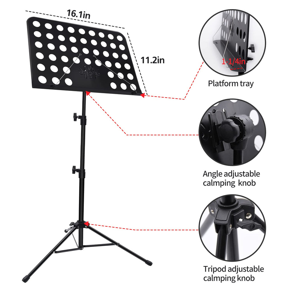 Sheet Music Stand with Carrying Bag S51728