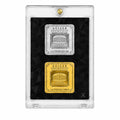 Square Bar Display Case, Magnetic One Touch Bullion Holder, 1 oz (2 Slots) H75482