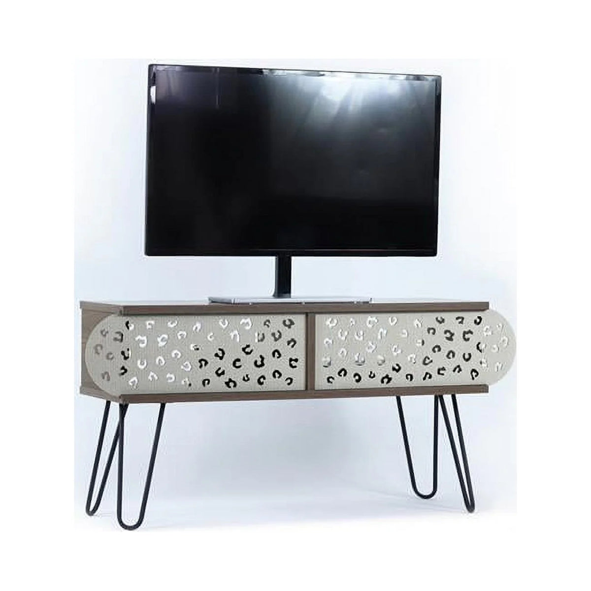Walnut Black TV Unit V32973