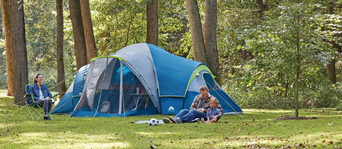 10-Person Modified Dome Tent with Screen Porch V2655