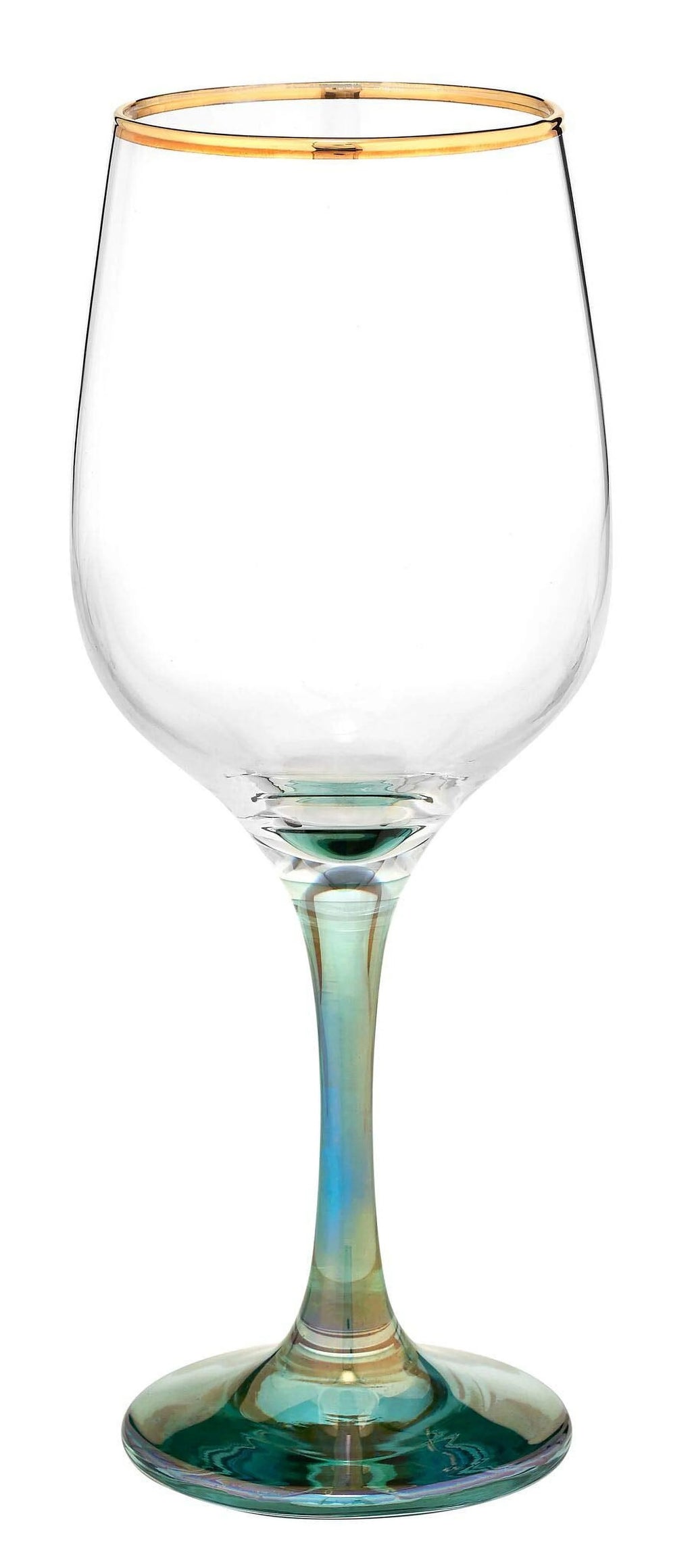 Set of 4 Italian Crystal Wine Water Beverage Glasses U9131