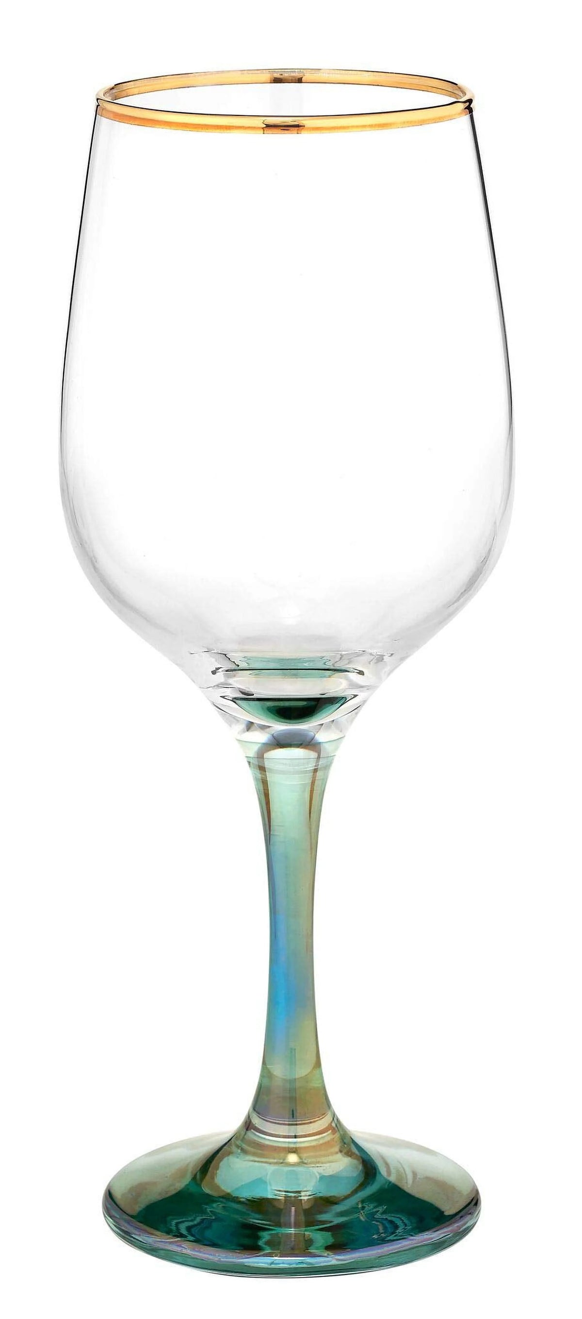 Set of 4 Italian Crystal Wine Water Beverage Glasses U9131
