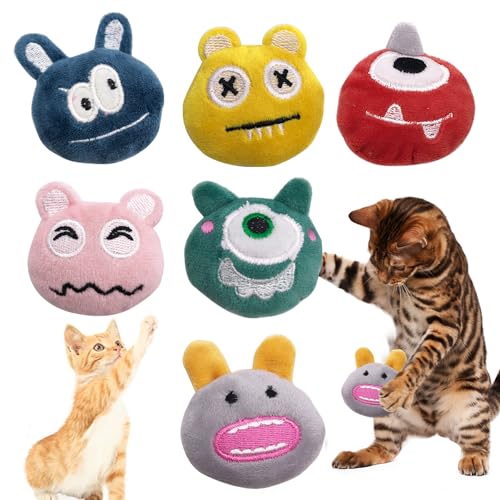 10 Pcs Christmas Catnip Plush Cat Toys T176
