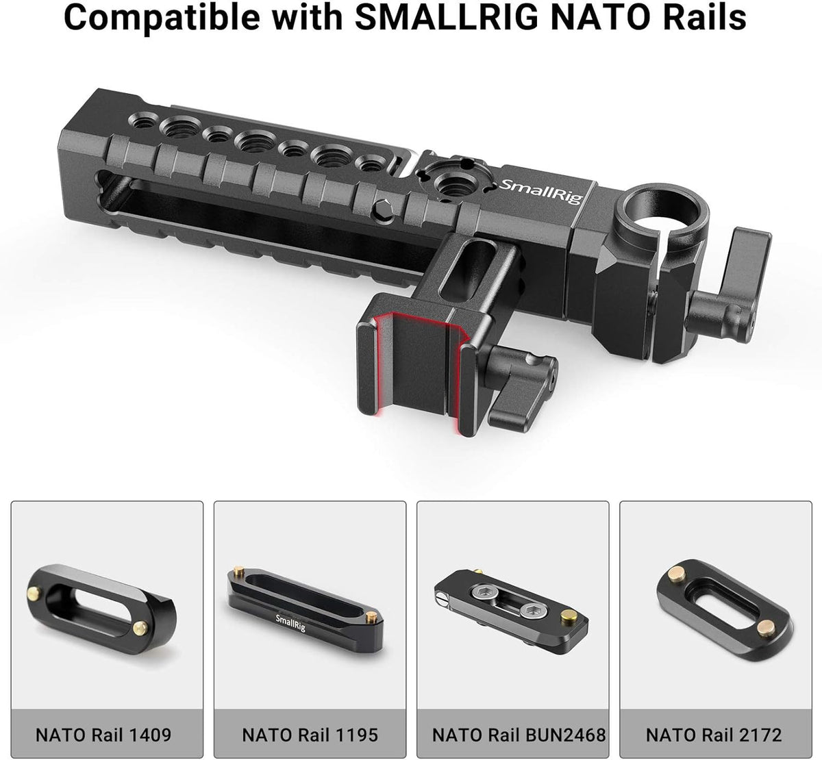 NATO Top Handle with 15mm Rod Clamp L9918