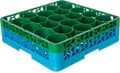 Green 20 Compartment Glass Rack B5568