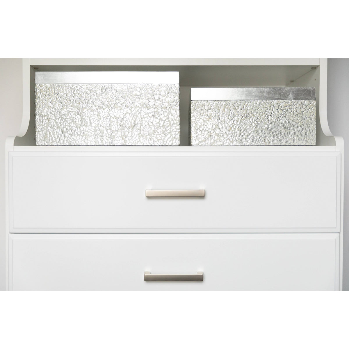 Silver Rectangular Boxes, Set of 2 K353426